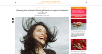 Thinning hair solutions: Do supplements or topical treatments work best?