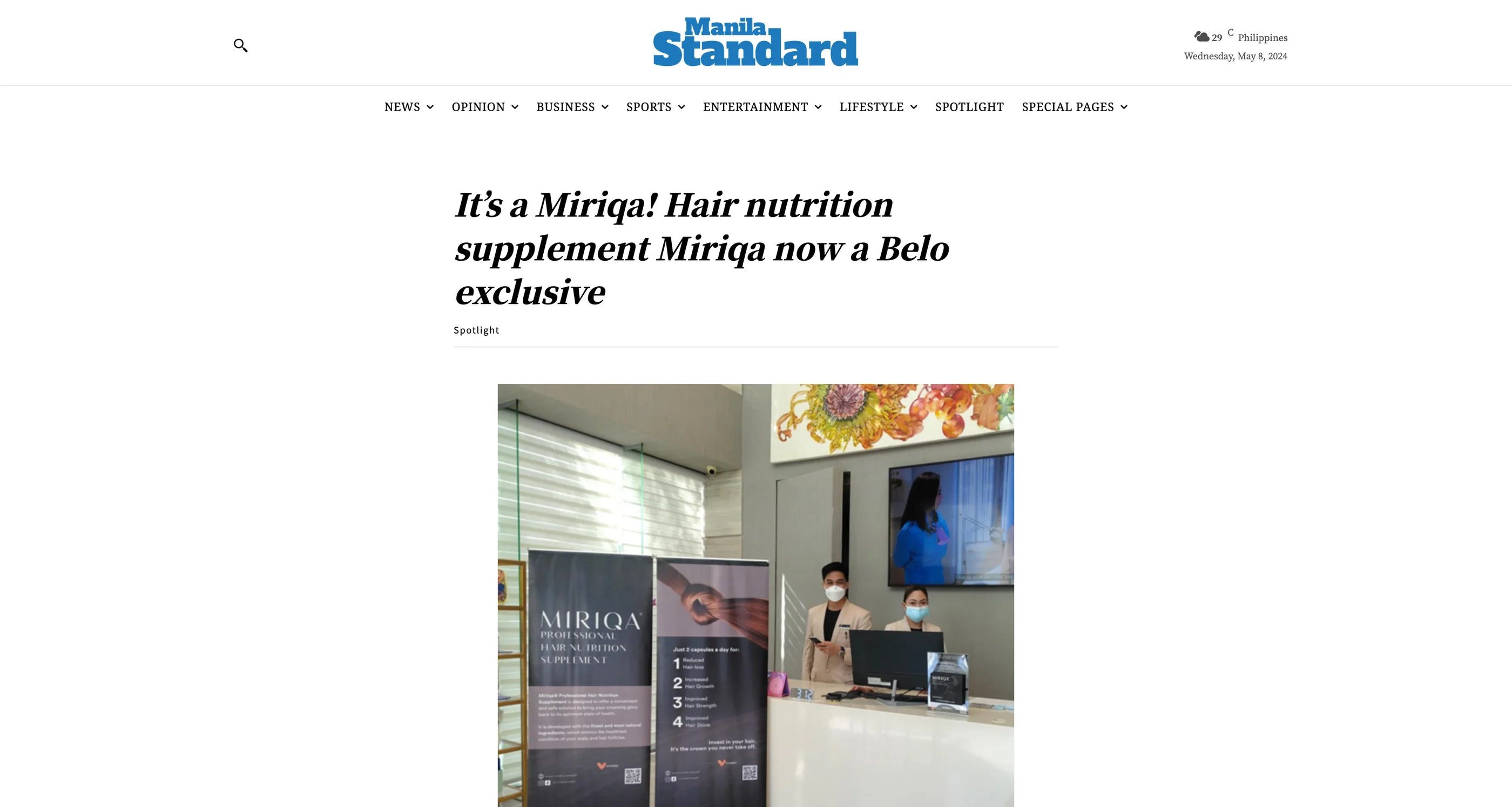It’s a Miriqa! Hair nutrition supplement Miriqa now a Belo exclusive