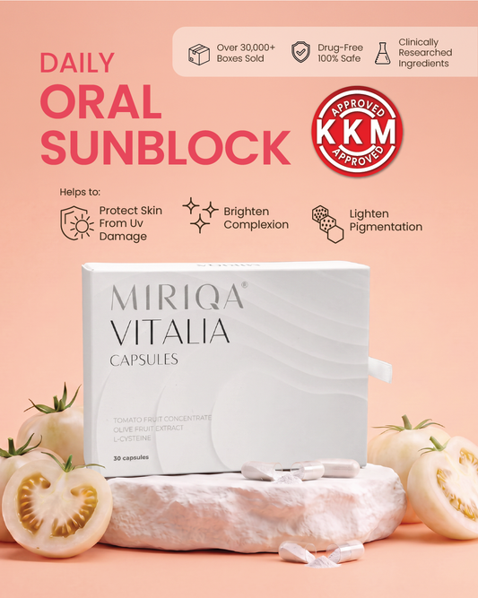 MIRIQA® Vitalia Professional Skin Nutrition Supplement (Oral Sunblock)