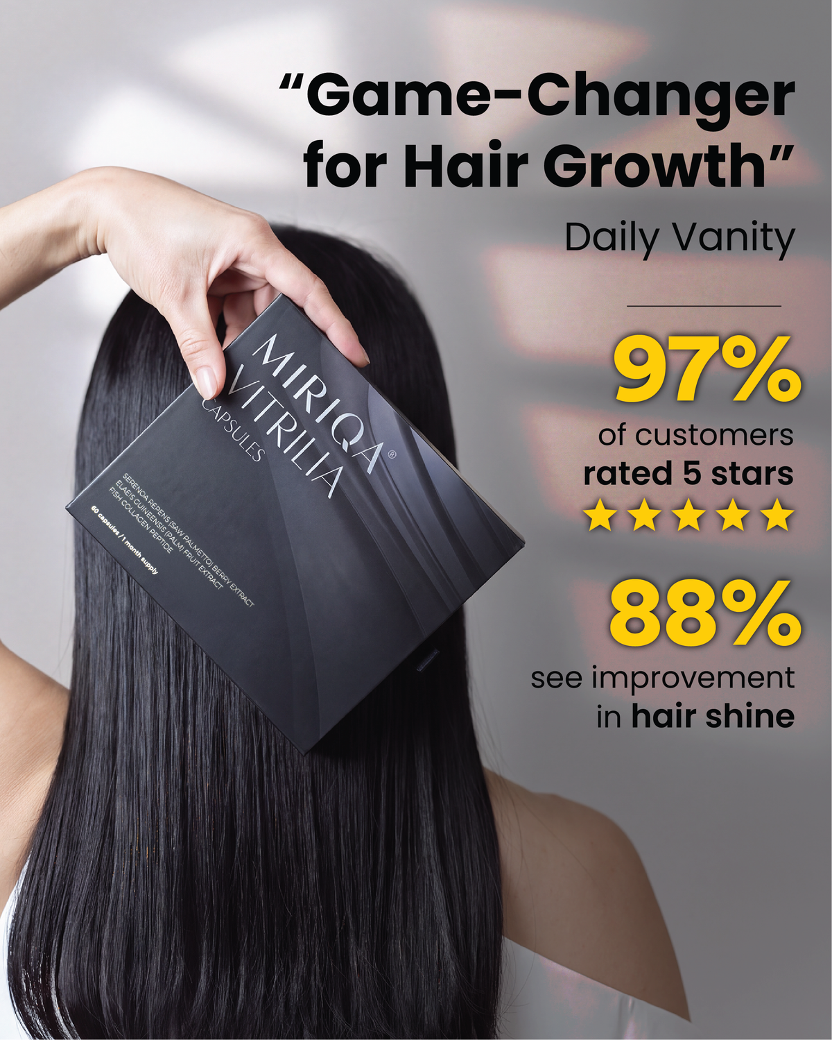 MIRIQA® Vitrilia Professional Hair Nutrition Supplement