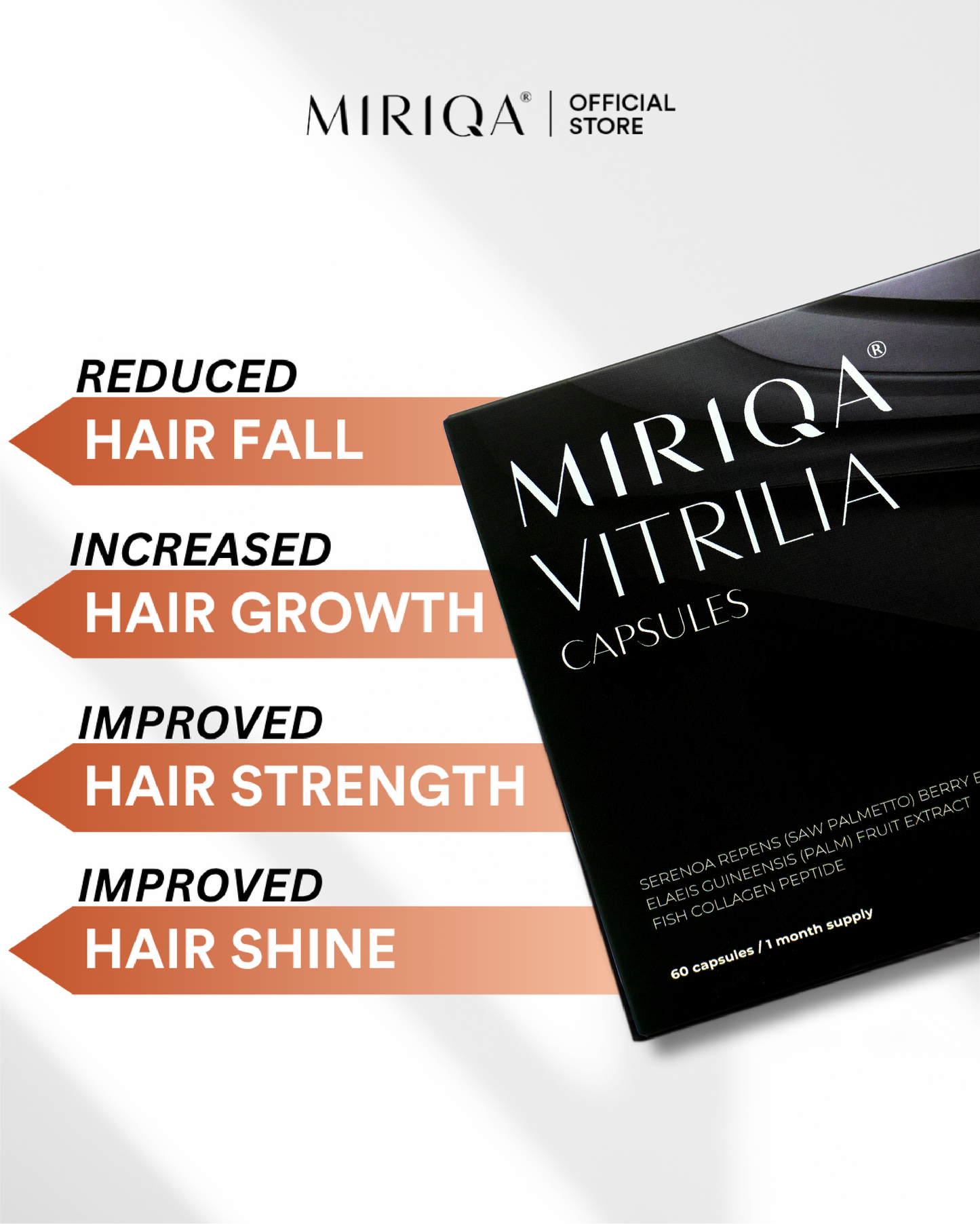 MIRIQA® Vitrilia Professional Hair Nutrition Supplement